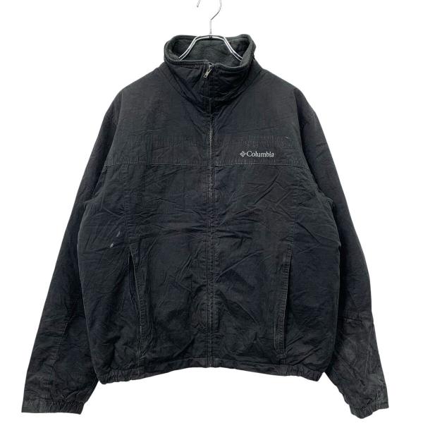 Columbia ジャケット M ブラック コロンビア ブルゾン アウトドア 裏地