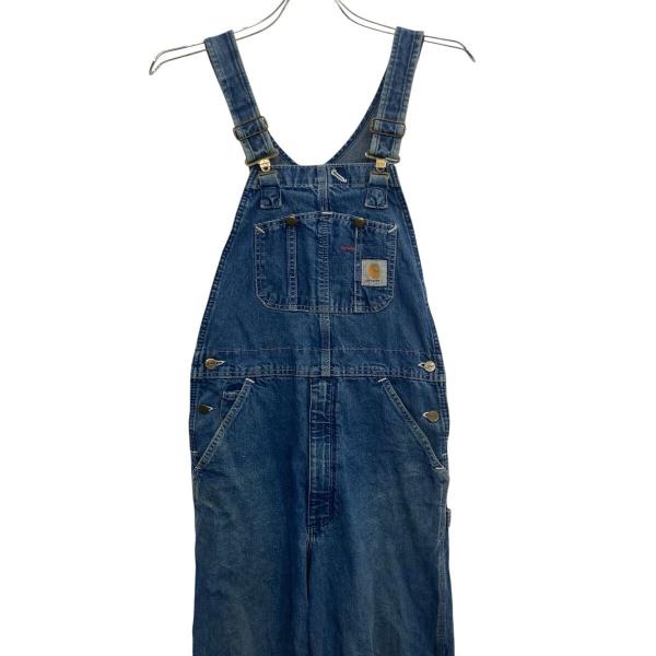 carhartt デニム オーバーオール W36 インディゴブルー カーハート