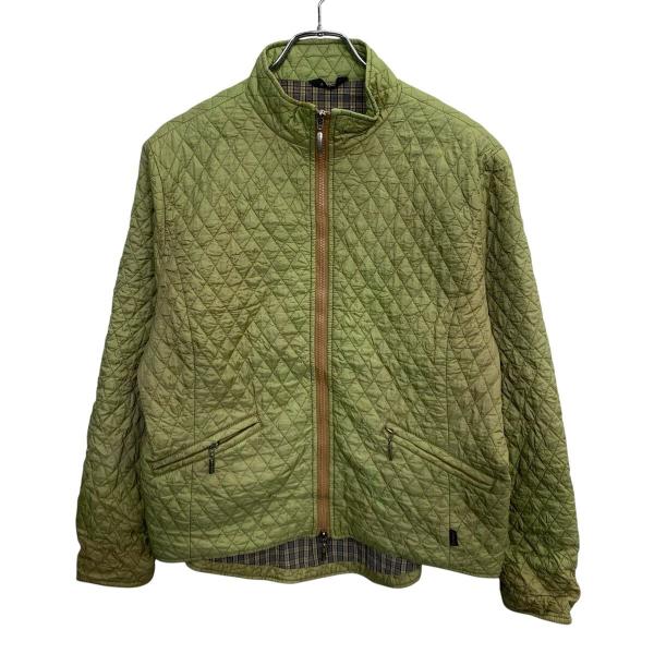 Barbour キルティングジャケット 16 M〜 グリーン系 バブアー ジップ