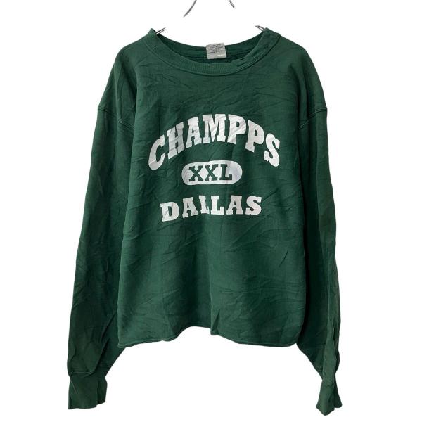 the cotton exchange ロゴスウェット トレーナー 2XL グリーン