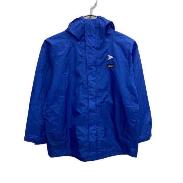 パタゴニアpatagonia★薄手の軽量ナイロンジャケットM patagonia ナイロンジャケット キッズM ブルー パタゴニア ジップ