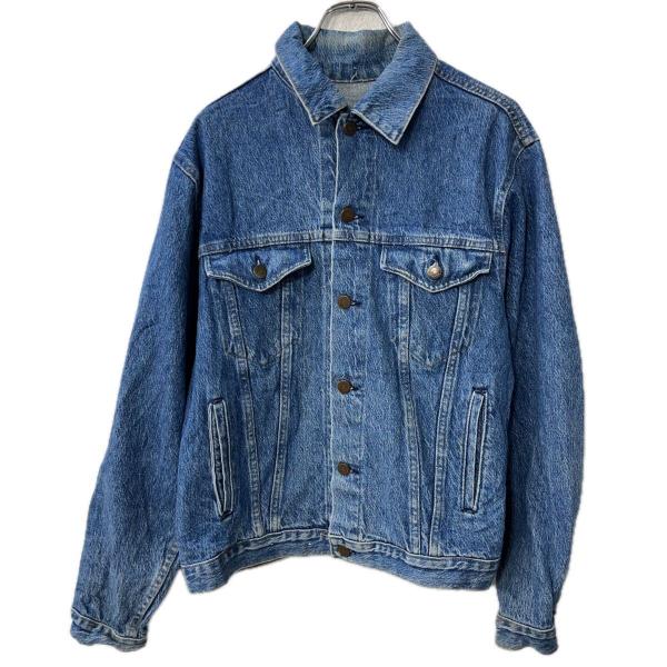 デニムジャケット S〜 インディゴブルーボタン 胸ポケット アウター
