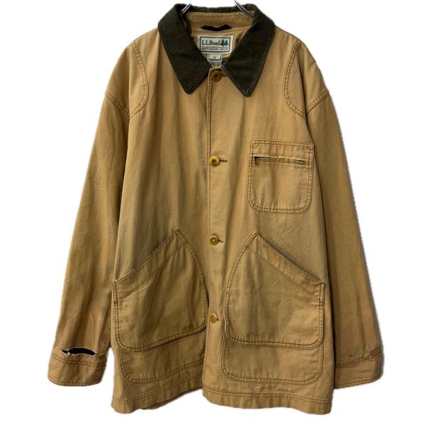 L.L.Bean ハンティングジャケット XL ブラウン エルエルビーン ボタン
