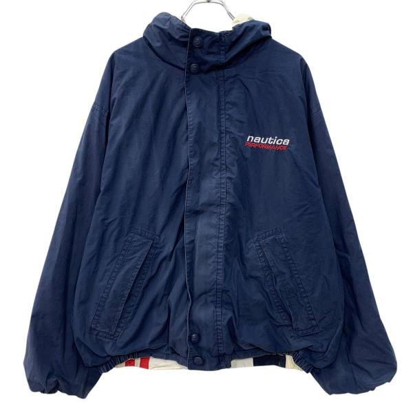 香港製 90s nautica セーリングジャケット XL ネイビー ホワイト
