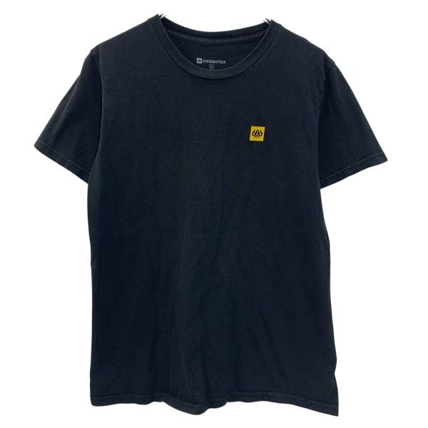 686 SIX EIGHT 半袖 プリントTシャツ M ブラック プルオーバー 両面