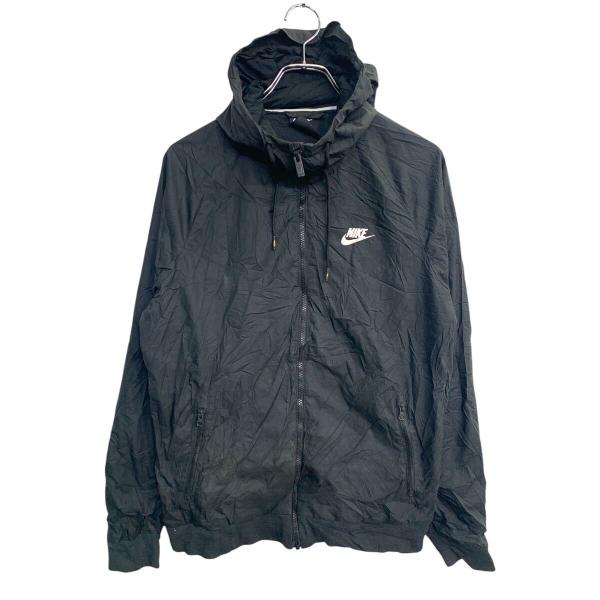 NIKE ナイロンジャケット Sサイズ ナイキ ブラック 古着卸 アメリカ仕