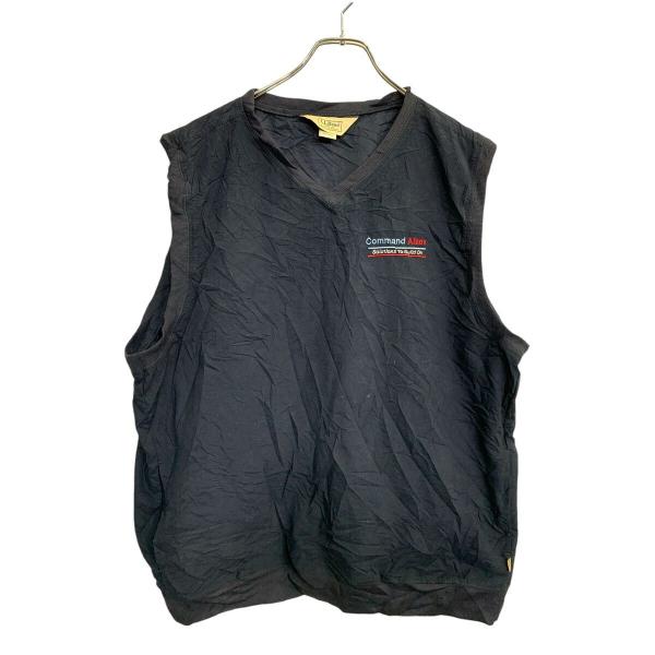 L.L.Bean ナイロン ベスト XLサイズ エルエルビーン Vネック