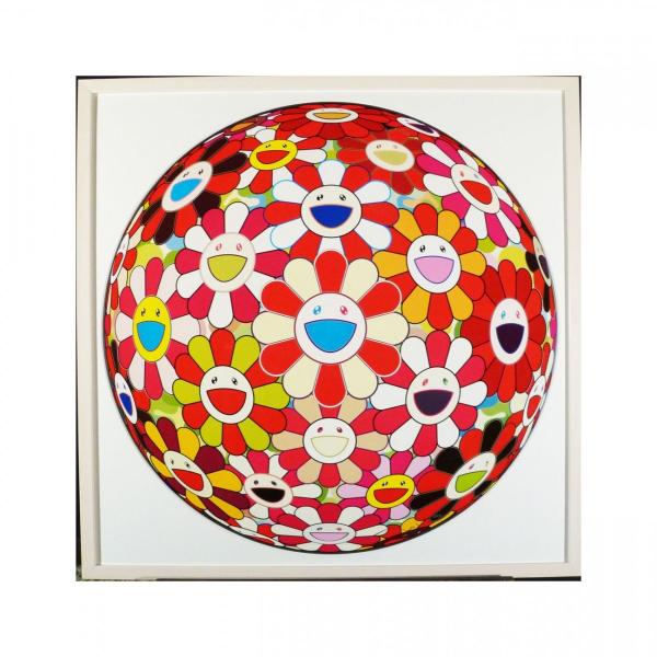 村上隆 フラワーボール 金魚色 3d 絵画 額付 版画 リトグラフ Buyee Buyee 日本の通販商品 オークションの代理入札 代理購入