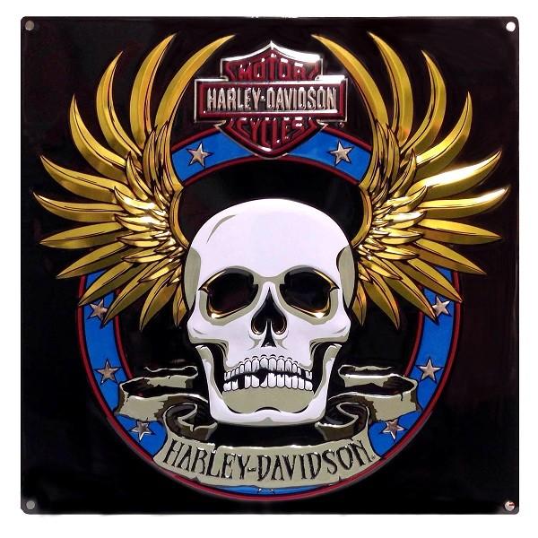 ハーレーダビッドソン 看板 メタル プレート Harley Davidson Spade Skull バイク アメリカ 雑貨 ハーレー グッズ ガレージ 世田谷ベース アメリカン雑貨vs66 通販 Yahoo ショッピング