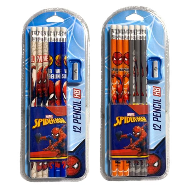 Marvel マーベル Spiderman スパイダーマン 12p 鉛筆 鉛筆削り セット 文房具 筆記用具 Hb 小学生 キッズ 男の子 グッズ 108 Sm 1109 キャラクター専門店 Vs66 Cartoon 通販 Yahoo ショッピング