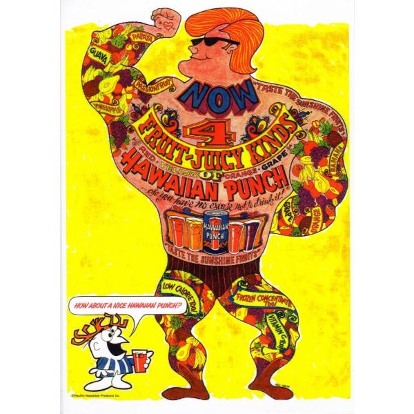 ミニポスター Hawaiian Punch ハワイアンパンチ Punchy パンチー アメキャラ インテリア ポスター かわいい おしゃれ アメリカン 雑貨 Cp 137 キャラクター専門店 Vs66 Cartoon 通販 Yahoo ショッピング