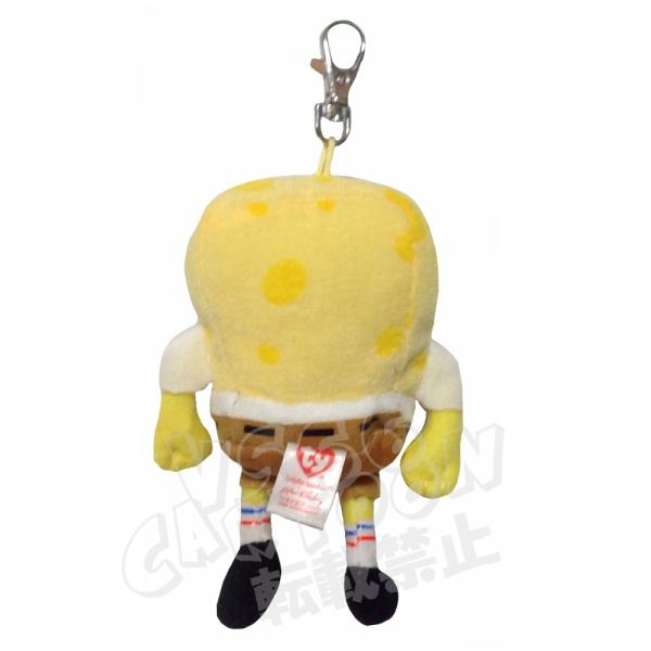 スポンジボブ Ty キーフック付 マスコット キーホルダー ぬいぐるみ