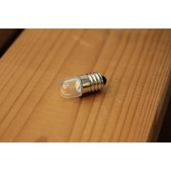 【爆売り！】 LED豆電球 DC3V 電球色 透明カバー付き 口金サイズE10