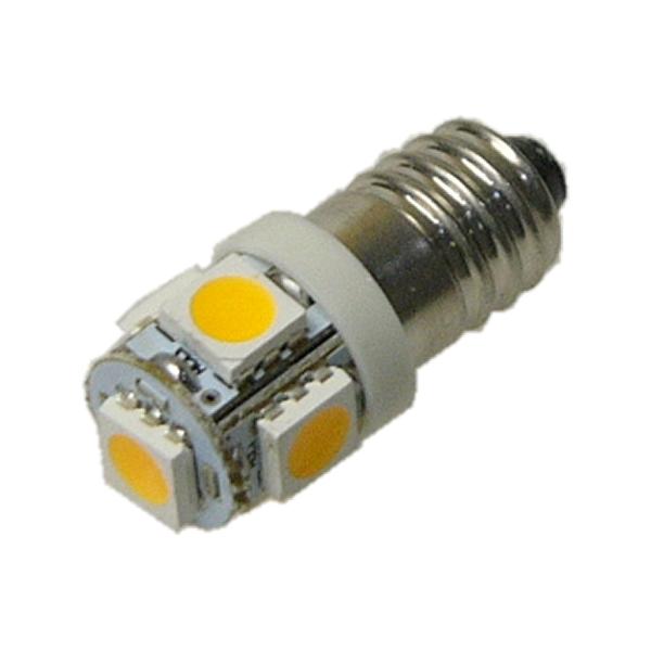 LED豆電球 【4~6V対応】 5LED 口金サイズE10 【電球色】 Amazon | LED豆電球 【4～6V対応】 5LED 口金サイズE10 【電球色