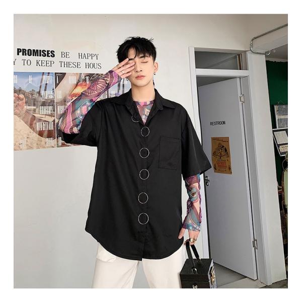 シャツ メンズ 夏 カジュアルシャツ 無地 夏服 韓国 ファッション メンズシャツ カジュアル おしゃれ メンズ 服 メンズファッション トップス Lmnvs0113 Vsmile 通販 Yahoo ショッピング