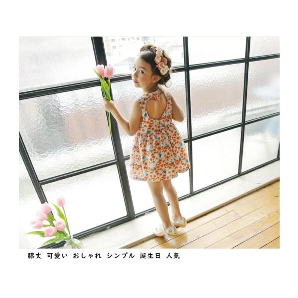 サマー ドレス 子供服 ワンピース 夏 女の子 ノースリーブ ベビーガール ドレス 洋風 プリント 膝丈 シンプル 誕生日 人気 可愛い 韓国風 お姫様 90 130cm Y Vsmile 通販 Yahoo ショッピング