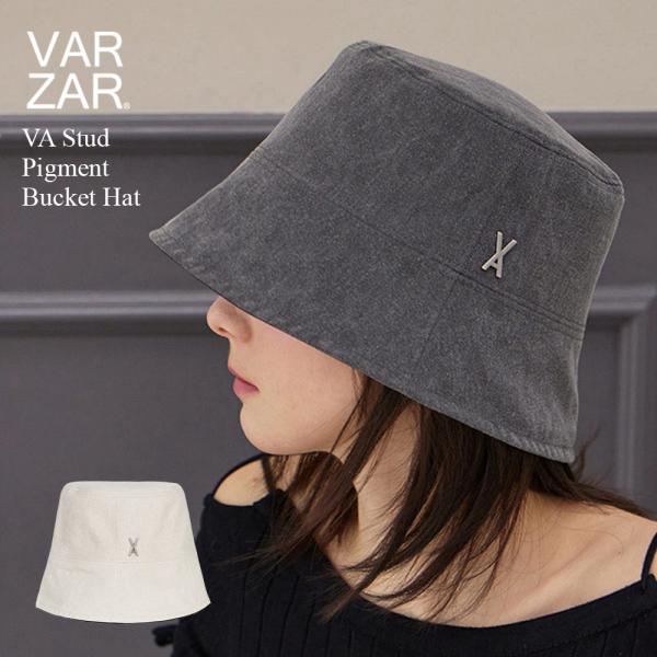 牛革レザー　スタッズ装飾　バケットハット VARZAR バザール バケットハット 正規品 国内発送 帽子 深め
