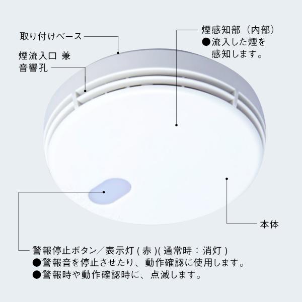 警報機 火災報知器 パナソニック けむり当番 SHK48455