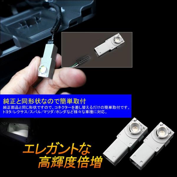 純正交換用 Ledインナーランプ ブルー トヨタ レクサス マツダ スバル対応 イルミネーション フットランプ グローブボックス コンソール 2個 Buyee Buyee Japanese Proxy Service Buy From Japan Bot Online