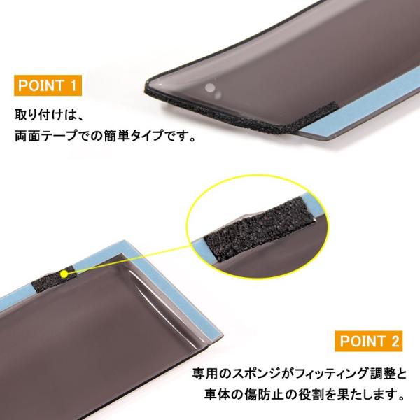 Harrier ハリアー60系 換気 車用 スモークタイプ ドアバイザー サイドバイザー サイドドアウインドウバイザー 取付金具付 左右セット 4p Buyee Buyee 日本の通販商品 オークションの代理入札 代理購入