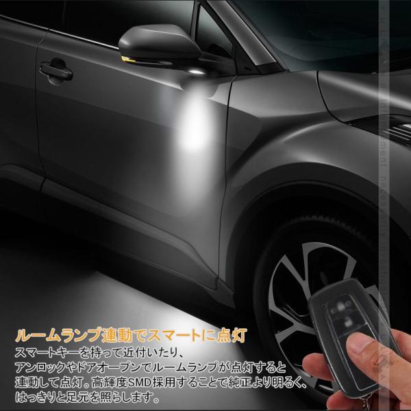 C Hr Chr Ledウェルカムライト ドアミラー ウェルカムランプ フットランプ カーテシランプ 左右セット 外装 パーツ カスタム アクセサリー Chr Buyee Buyee Japanese Proxy Service Buy From Japan Bot Online
