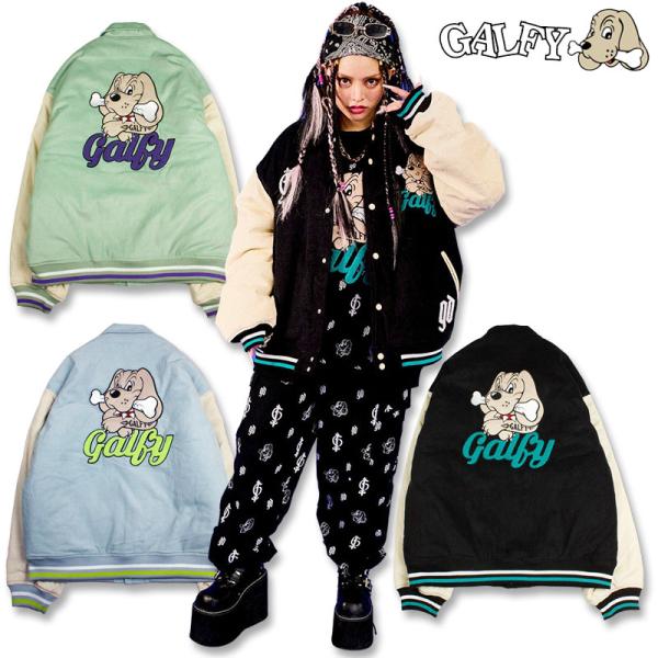 ガルフィースタジャン  激渋 GALFY 123007 秋冬 黒 サックス グリーン L XL TGC