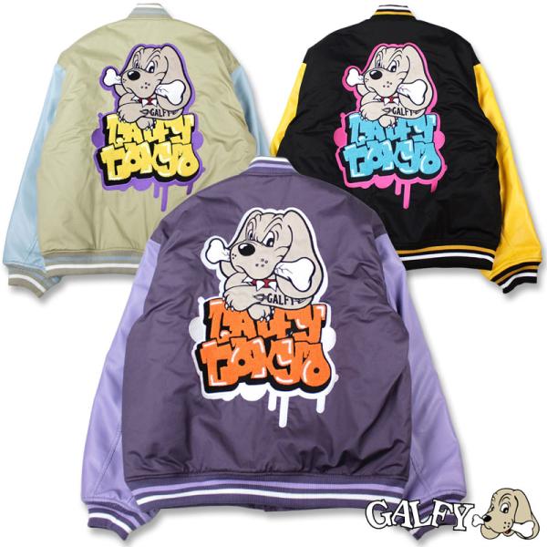 ＼特価SALE／ガルフィー わんわん落書きスタジャン GALFY 131000 L XL TGC