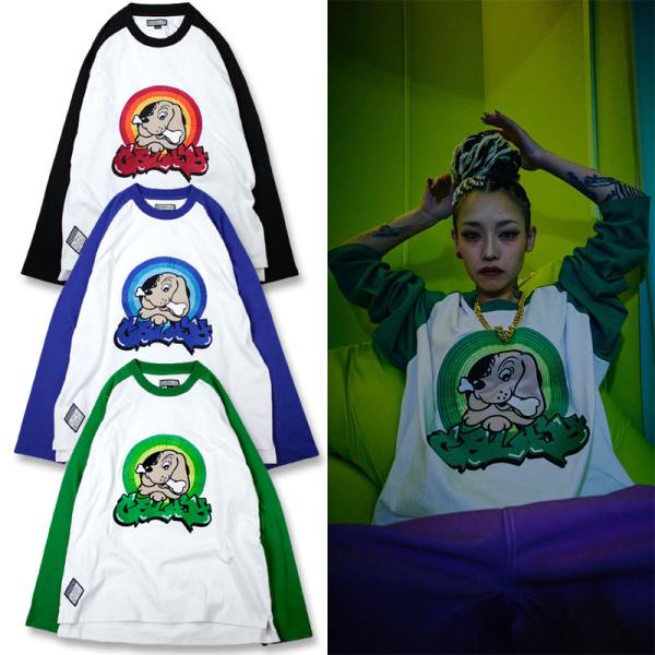 ガルフィー Tシャツ ロンT ガルーニーテューンズ  長袖 Tシャツ GALFY 131014 白 黒 青 緑  L XL TGC