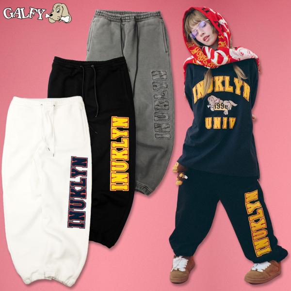 ガルフィー GALFY イヌックリンスウェットパンツ 143037 スエットパンツ ＃10 WHITE #20 BLACK #21 INK BLACK L XL ヤンキー TGC