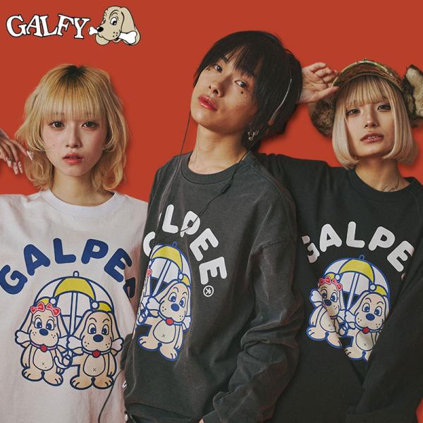 ガルピー GALPEE ガルフィー GALFY GALPEE ロンTee アベックTシャツ SS 超小型犬 S 小型犬 L 中型犬 XL 大型犬 151026 WHITE BLACK INK BLACK 25SS 子供服