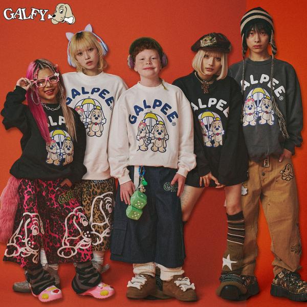 ガルピー GALPEE ガルフィー GALFY トレーナー GALPEE アベックスウェットSS 超小型犬 S 小型犬 L 中型犬 XL 大型犬 151027 WHITE BLACK INK BLACK 25SS 子供服