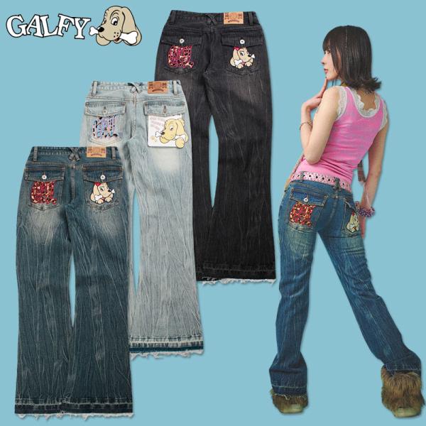 キャンディー ガルフィー Candy Galfy GALローライズフレア デニム ジーパン 152009 ギャル コギャル レディース