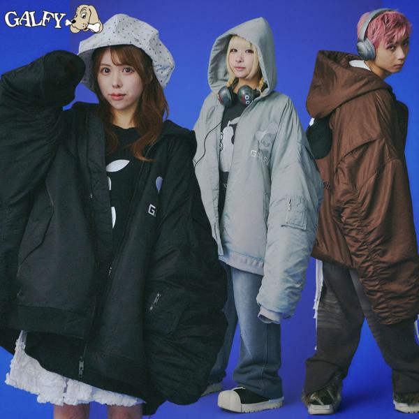 GALFY ガルフィー 用無しドデカボンバー ブルゾン 153009 BLACK BROWN