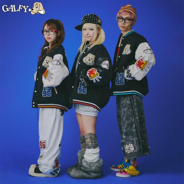 ガルフィー GALFY 復活わんわん大学ジャケット L XL 153023 BLACK×BLACK BLACK×WHITE NAVY×WHITE 25AW