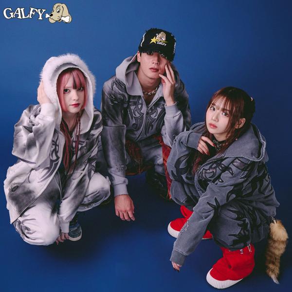 GALFY（ガルフィー） 汚れ部族パーカー 汚れ部族スェットパンツ
