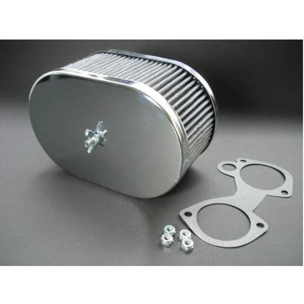 クロームエアクリーナー88mm 新品S20ハコスカS30ソレックスSOLEX