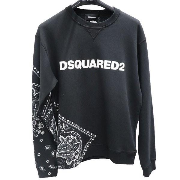 DSQUARED2 Bandanna logo printed sweatshirt ディースクエアード