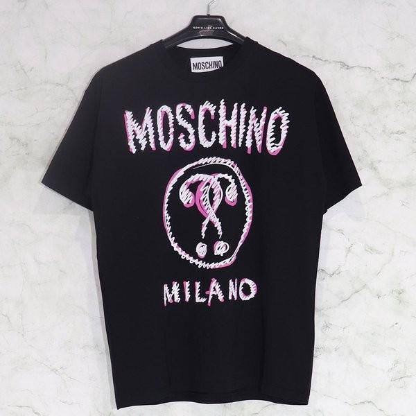 モスキーノ MOSCHINO ロゴ TEE レディース Tシャツ トップス 半袖 