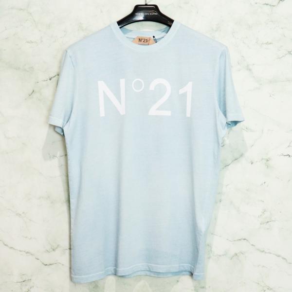 N゜21 / n21 Washed Logo T-shirt 19I-F041-4203 ヌメロ ヴェントゥーノ ユニセックス レディース Tシャツ