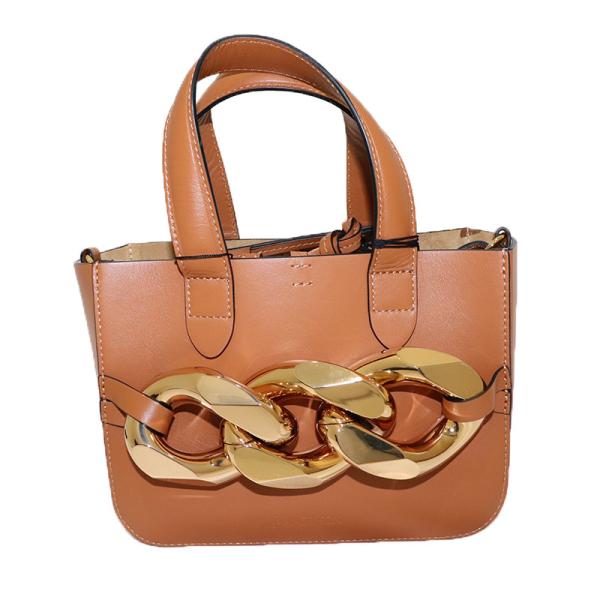 21AW JW ANDERSON MINI CHAIN TOTE ジェイダブリューアンダーソン レディース チェーン レザー 2WAY ショルダー  バッグ 鞄 ベージュ