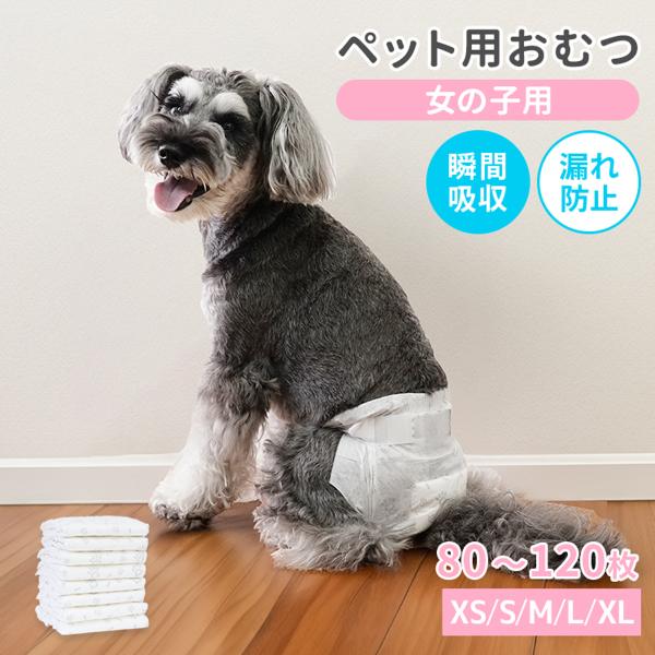 大切な愛犬の快適な毎日をサポートする、女の子向け犬用ペットオムツ（紙タイプ）が登場！メス用は女の子の体型にフィットするように設計されており、おしっこや生理時のトラブルをしっかりガード。お出かけや室内でのマナー対策はもちろん、マーキング防止や...