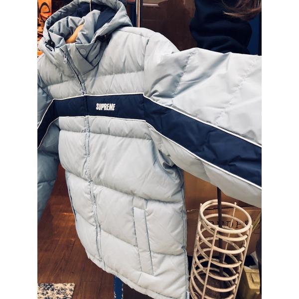 supreme panel down jacket