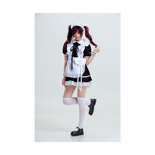 メイド服 メイドカフェ 喫茶 コスプレ 衣装 蝶リボン フリルエプロンのミニ丈ワンピメイド衣装コスチューム 激安 セール Buyee Buyee 提供一站式最全面最專業現地yahoo Japan拍賣代bid代拍代購服務 Bot Online