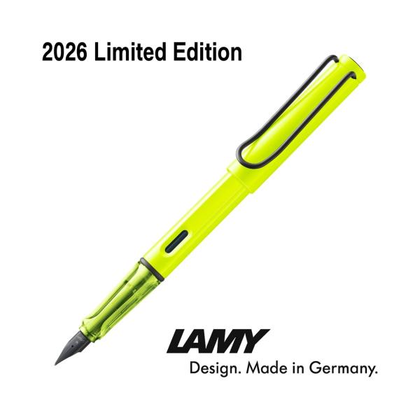 LAMY ラミー Safari サファリ 2026年 限定 Neon Yellow ネオンイエロー 万年筆