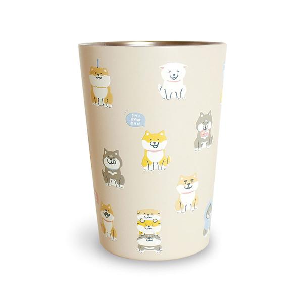 しばんばん グッズ ステンレスタンブラー コンビニコーヒー マインドウェイブ 保冷 保温 真空断熱 キャラクター 2WAY