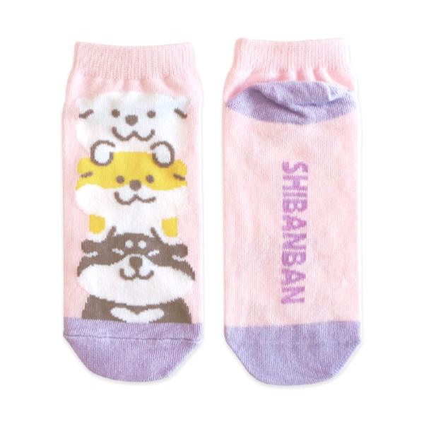マインドウェイブ 柴犬 キャラクター ソックス しばんばん むちころつみつみ