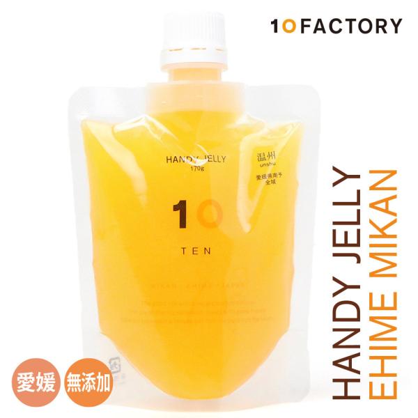10FACTORY 愛媛みかんゼリー 170g 愛媛産 1個 無添加 国産 フルーツゼリー 飲むゼリー テンファクトリー