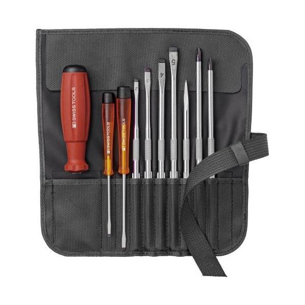 PB SWISS TOOLS 差替式ドライバーセット 9本組 ブラック 8218BK PB SWISS TOOLS 差替式ドライバーセット 9本組 ブラック 8218BK