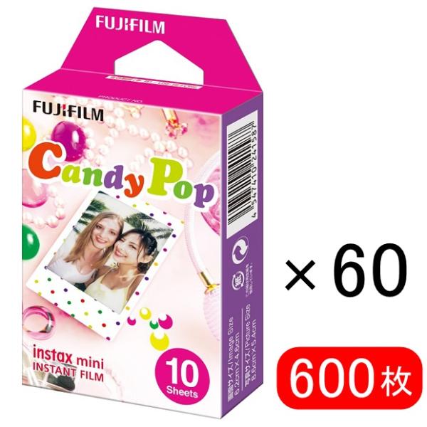チェキフィルム 600枚 セット キャンディポップ 10枚入り × 6