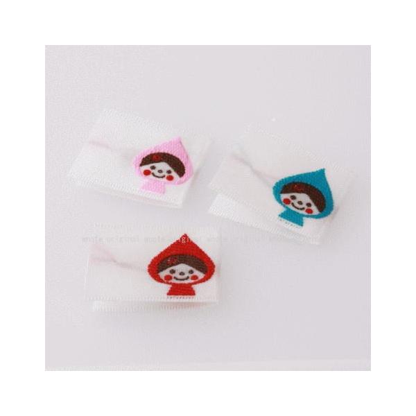 ハンドメイドに刺繍挟みタグ‐頭巾ちゃんセット